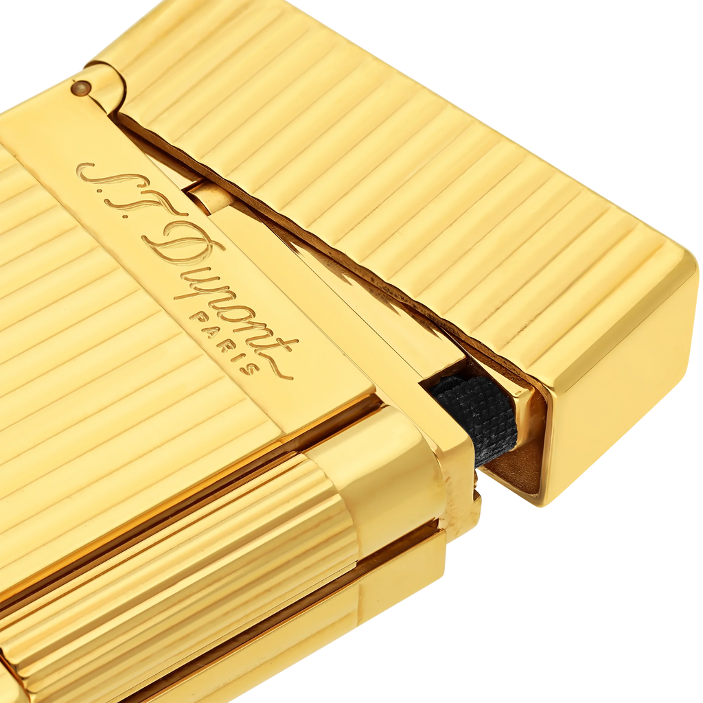 Guilloche lighter golden