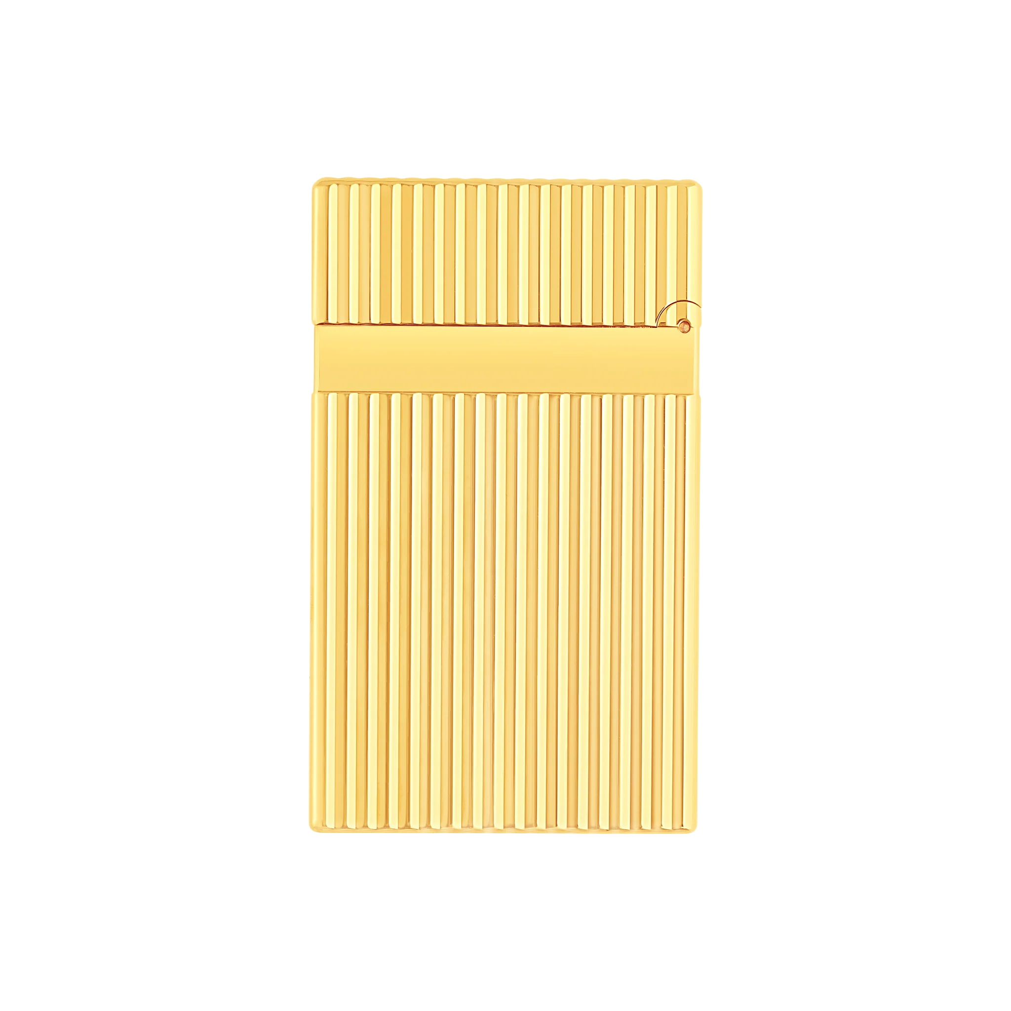 Guilloche lighter golden