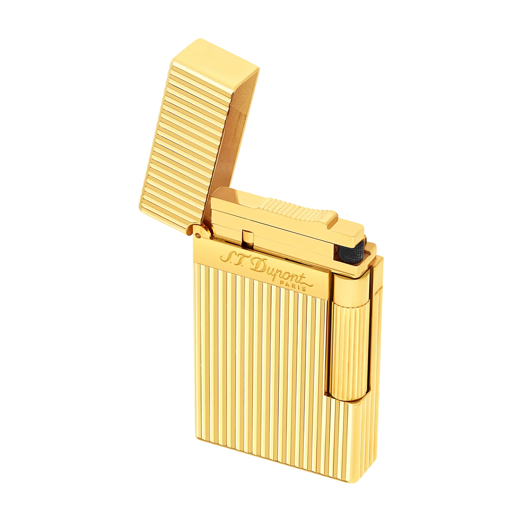 Guilloche lighter golden
