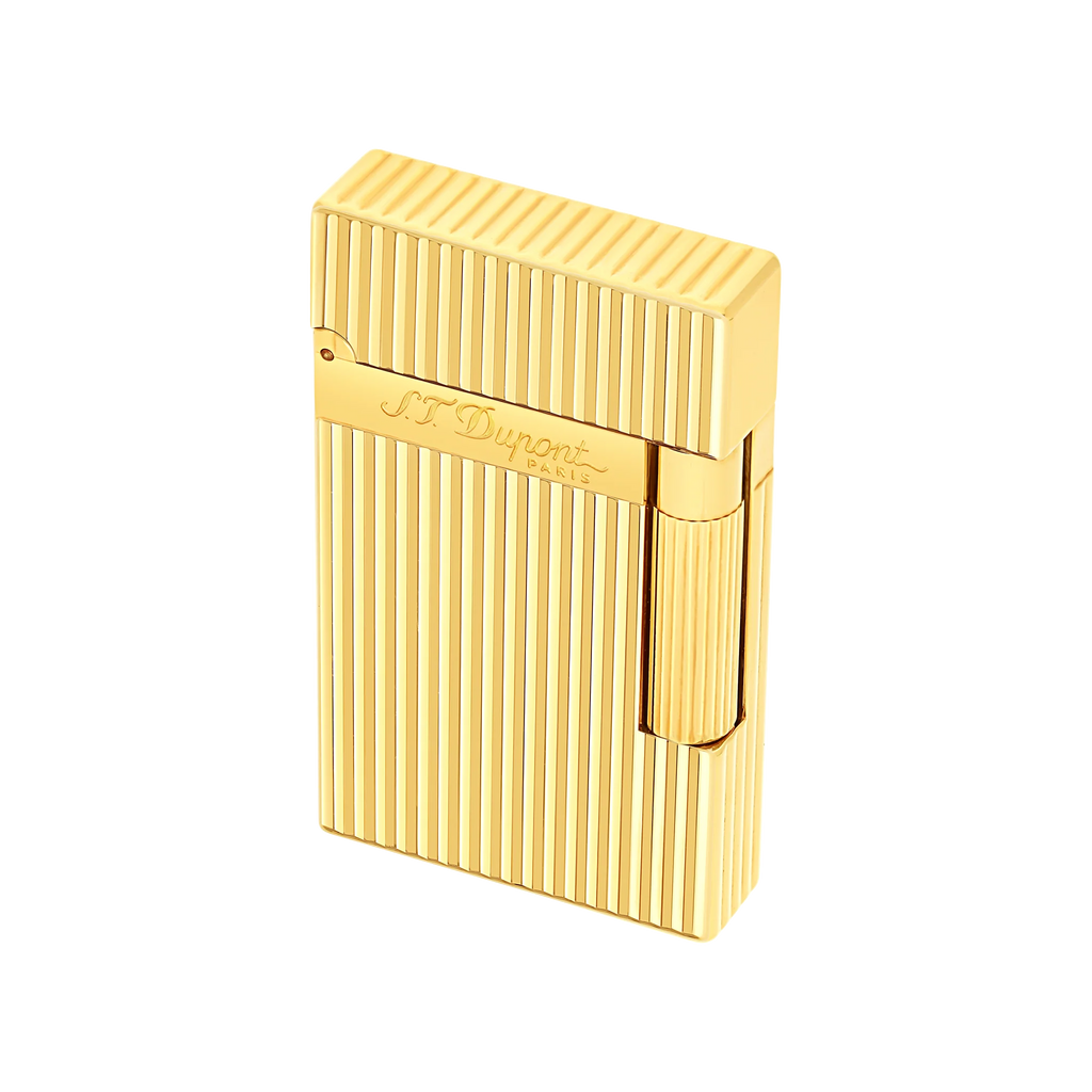 Guilloche lighter golden