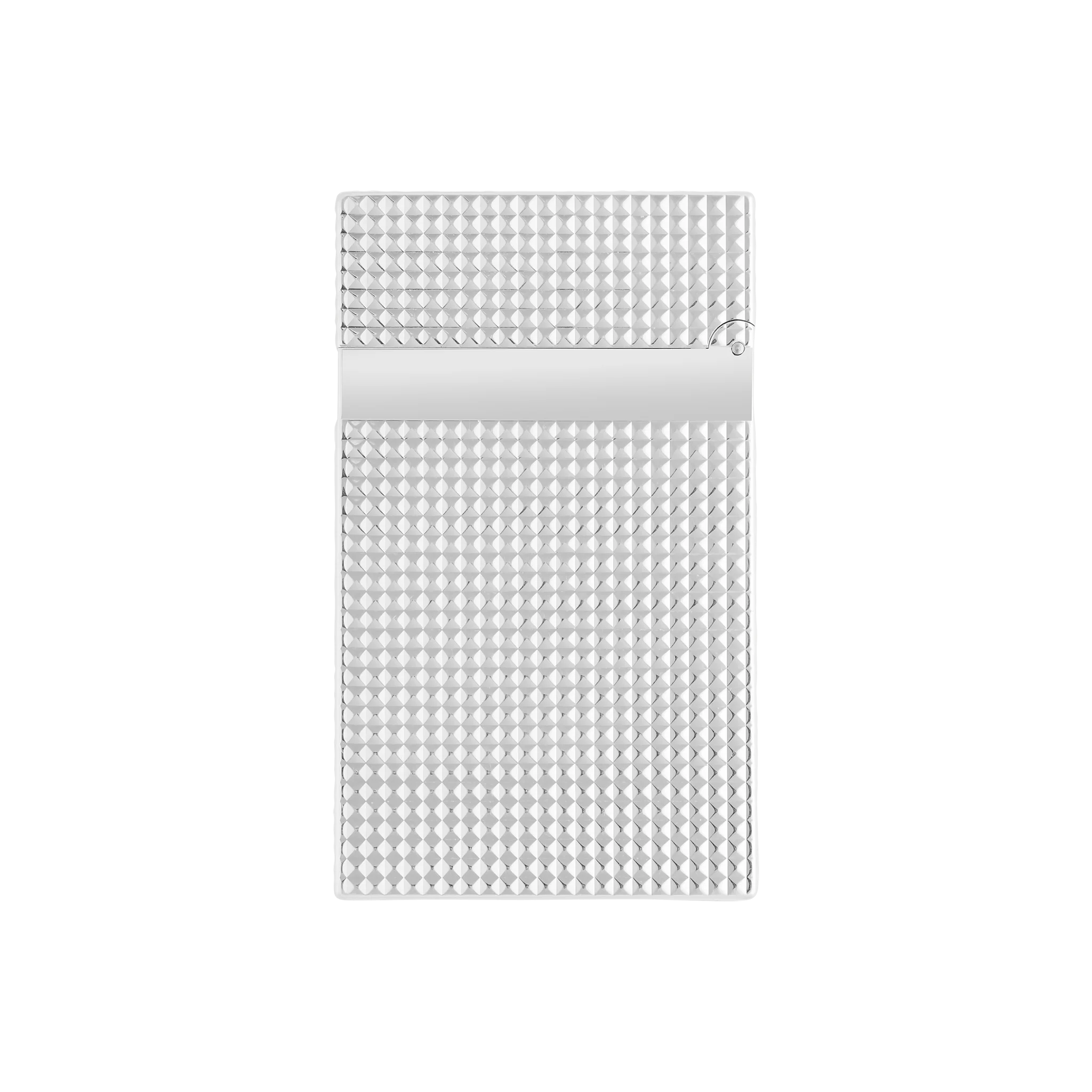 Guilloche lighter silver