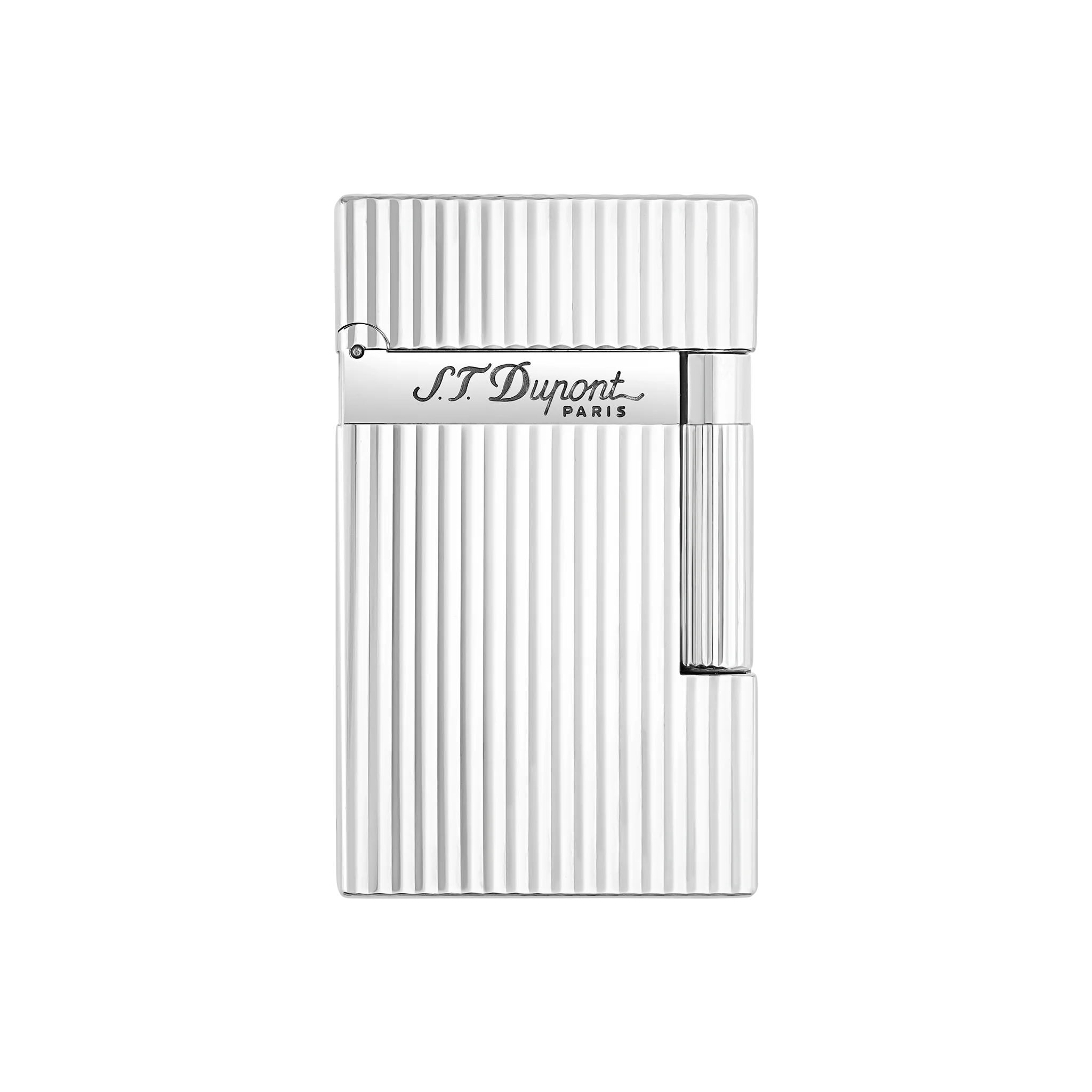 Guilloche lighter silver
