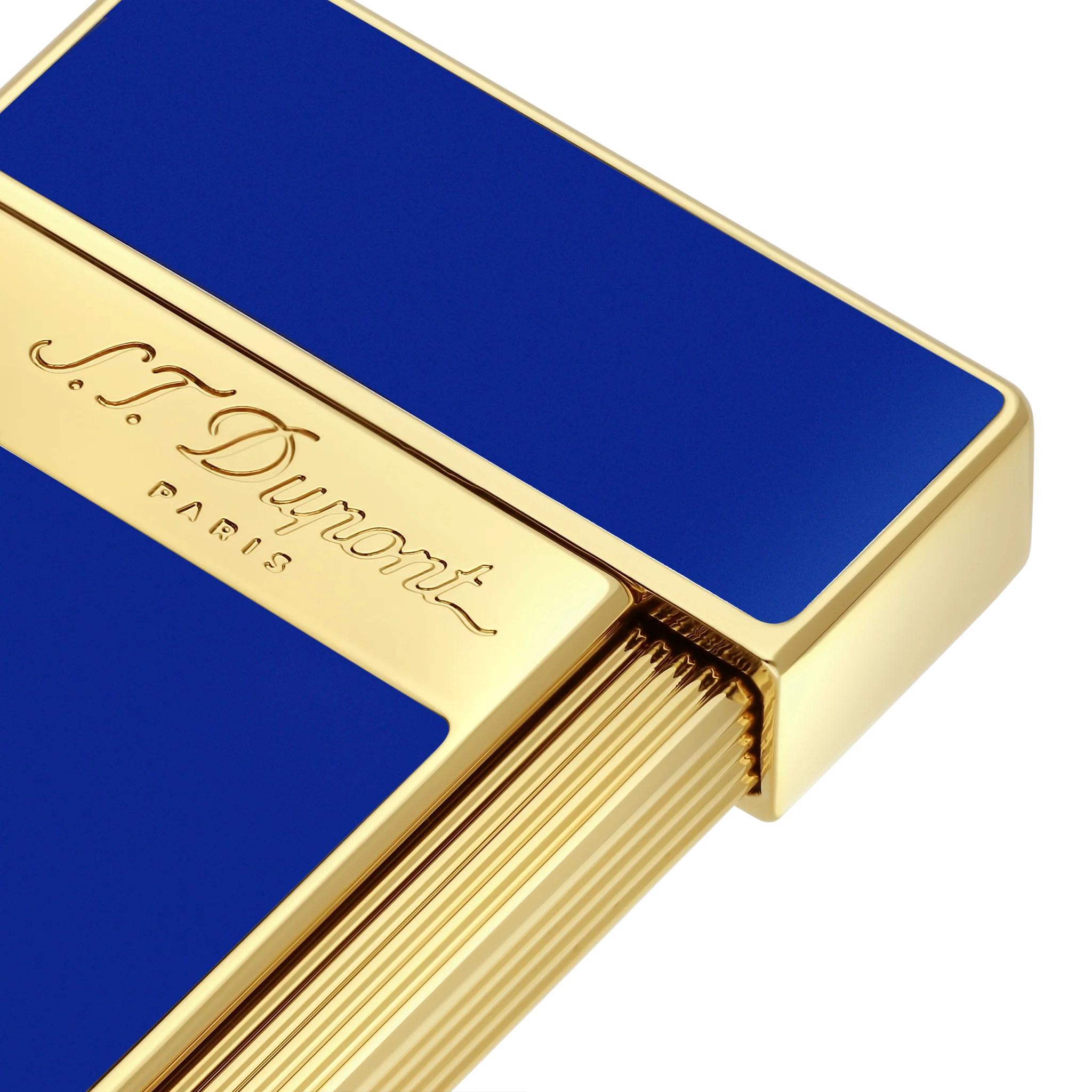 Lacquered lighter indigo blue