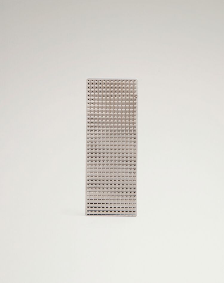 Hobnail Rollagas Lighter Silver